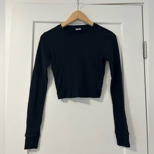 Aritzia/TNA- Wafflex Crew Longsleeve